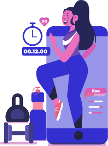 workout program for weight loss transform fat icon